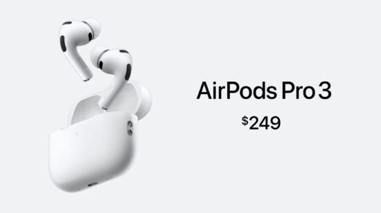 apple announces airpods pro 3 with world