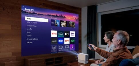 roku s first smart projector is less