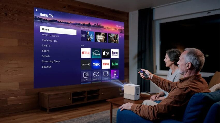 roku s first smart projector is less