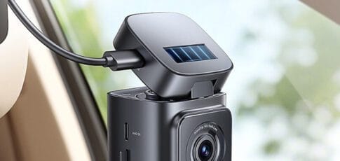 baseus solar-powered dash cam keeps an eye