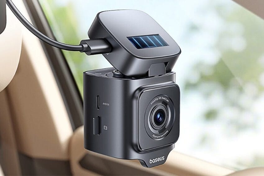 baseus solar-powered dash cam keeps an eye