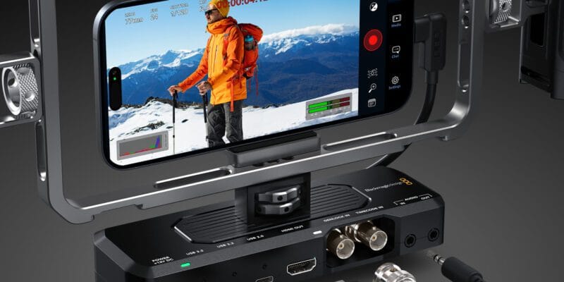 blackmagic s camera dock works with the
