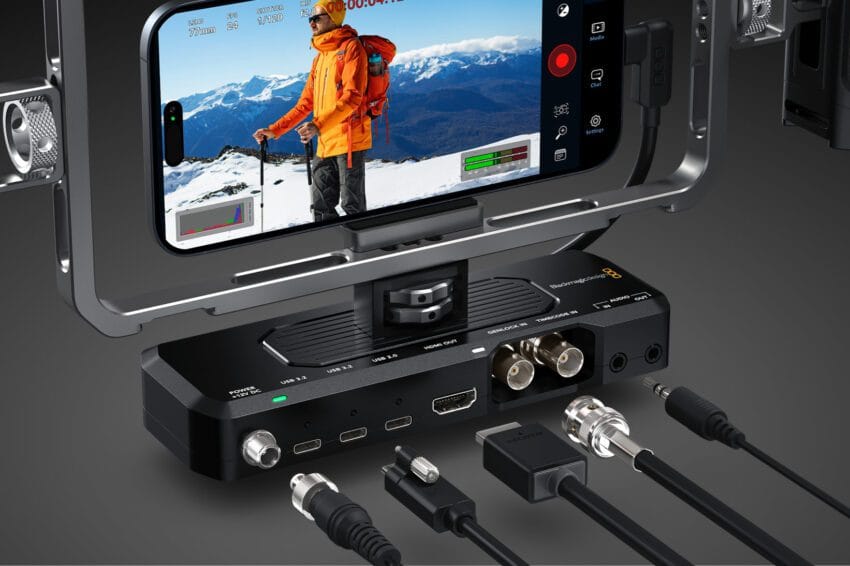 blackmagic s camera dock works with the