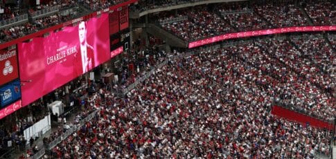 inside charlie kirk s megachurch memorial service