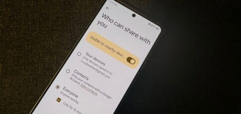 quick share s fullscreen makeover is hitting