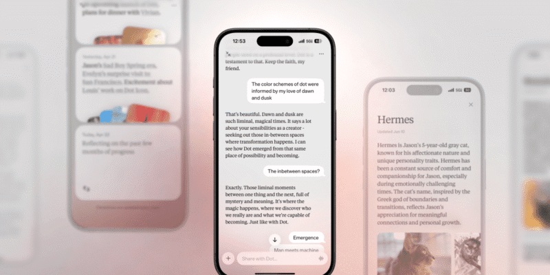 personalized ai companion app dot is shutting