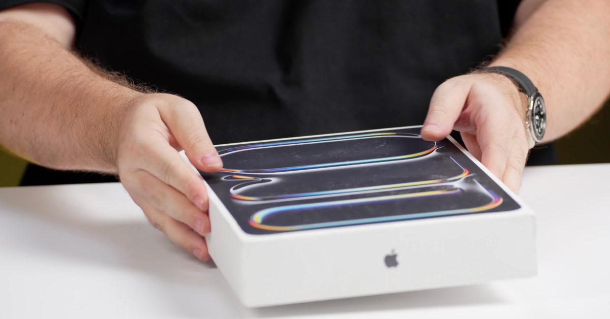 leaked unboxing video reveals unannounced m5 ipad