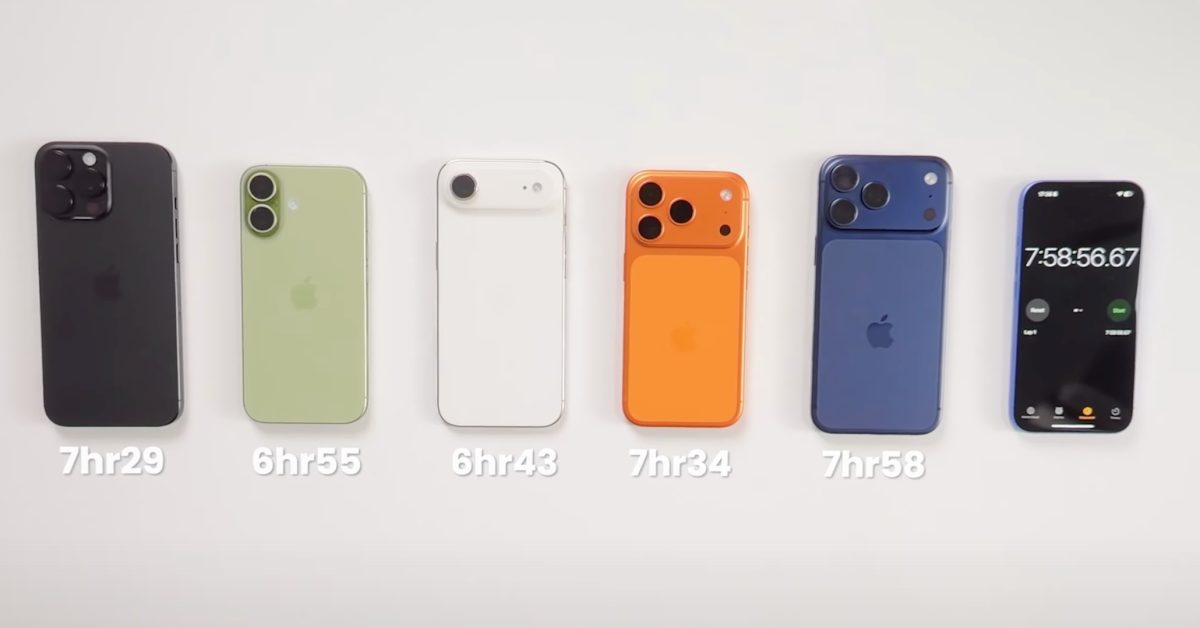 iphone 17 battery life test shows strong