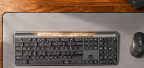logitech s new light-powered keyboard doesn t