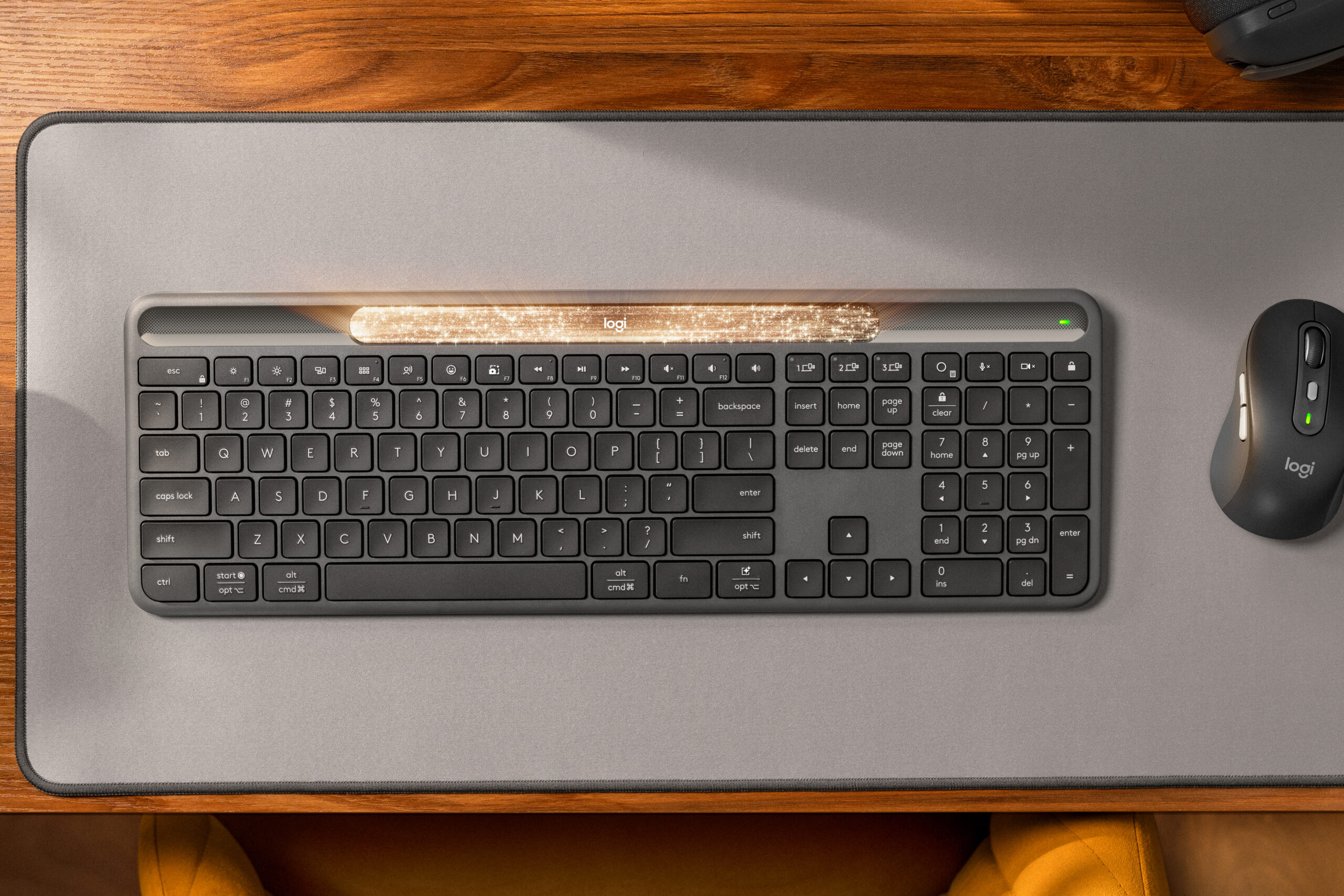 logitech s new light-powered keyboard doesn t