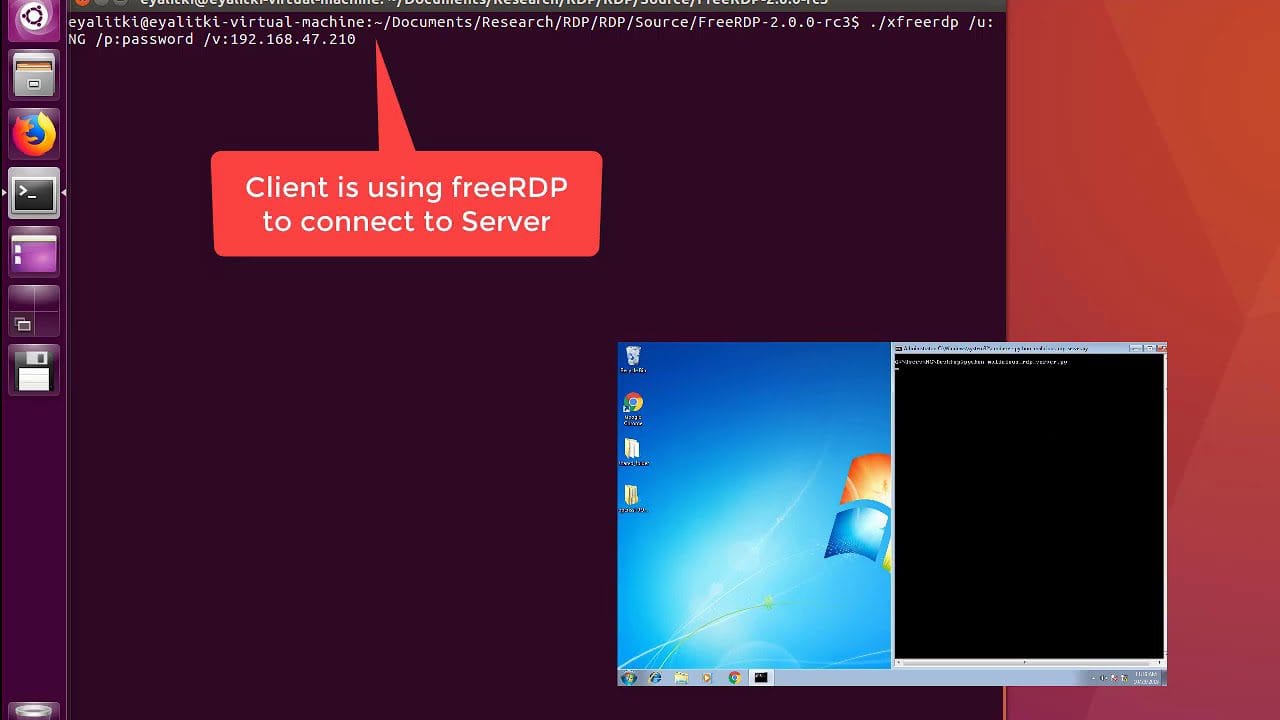 freerdp remote code execution attack via rdp