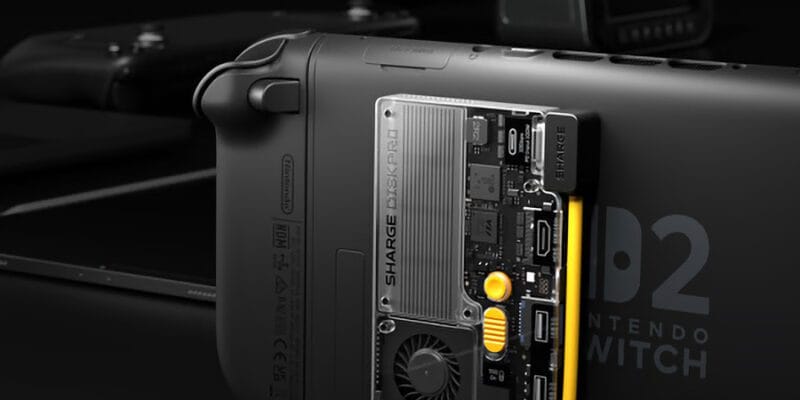 Sharge’s magnetic fan-cooled SSD doubles as a USB hub 18 sharge s magnetic fan-cooled ssd doubles as