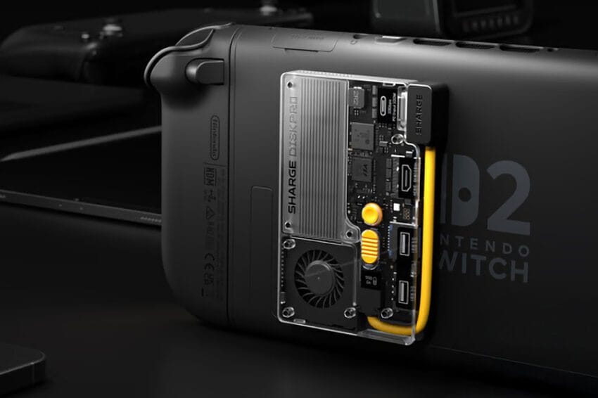 sharge s magnetic fan-cooled ssd doubles as