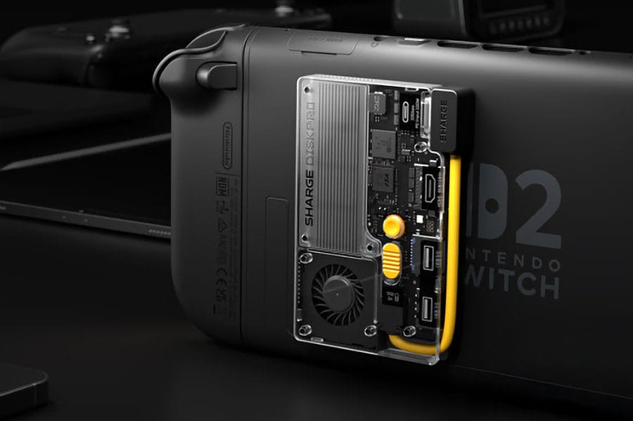 sharge s magnetic fan-cooled ssd doubles as