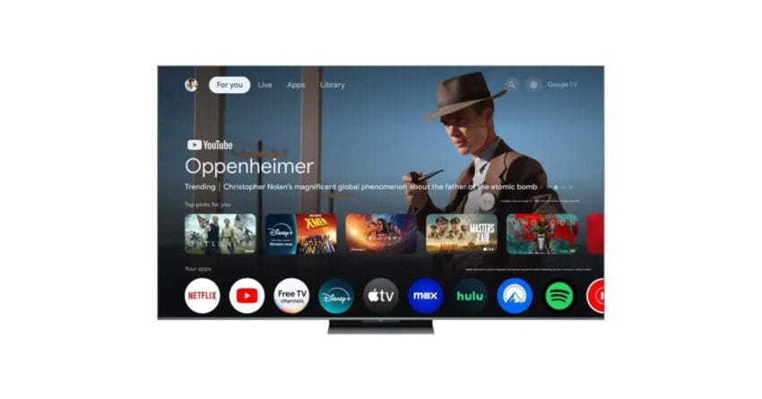 the first google tv set with presence