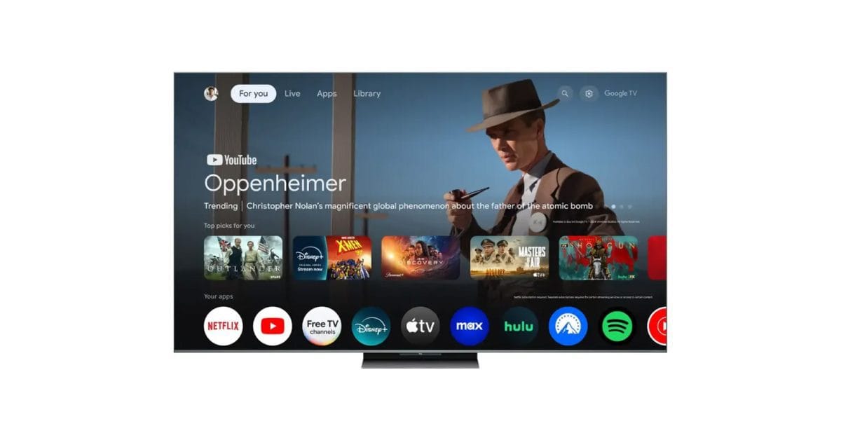 the first google tv set with presence