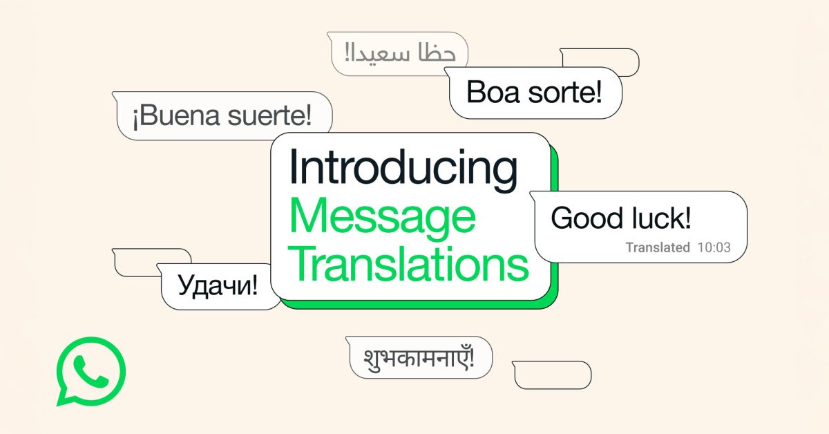 whatsapp gets message translations with auto-translation support