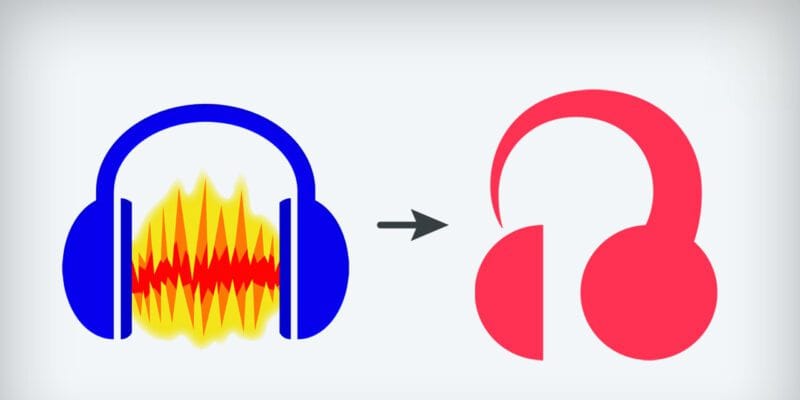 If you can get past the terrible logo, Audacity 4 looks pretty great 1 if you can get past the terrible