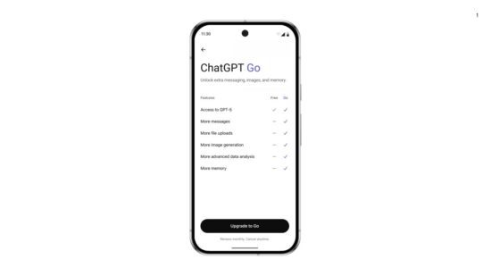 openai s affordable chatgpt go plan expands