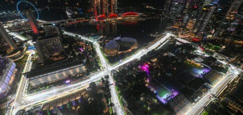 f1 in singapore trophy for the hero