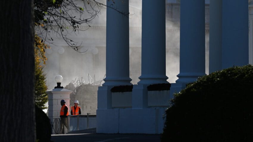 trump s swift demolition of east wing