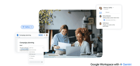 google pitches workspace tools for when not
