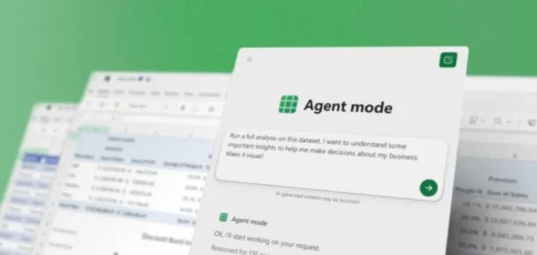 with new agent mode for excel and