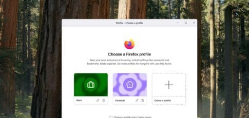 firefox is adding profiles to separate your