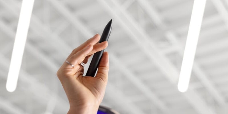 Logitech made an Apple Pencil-like stylus for the Vision Pro 13 logitech made an apple pencil-like stylus for