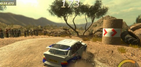 rally arcade classics is a fun 90s-throwback