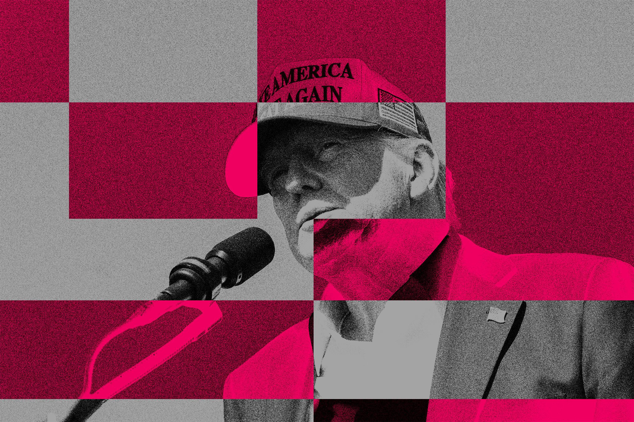 trump admin adds banner attacking radical left