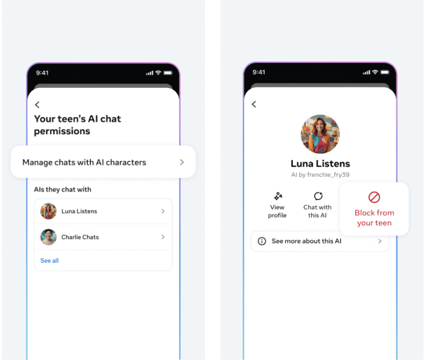 meta is adding more parental controls for
