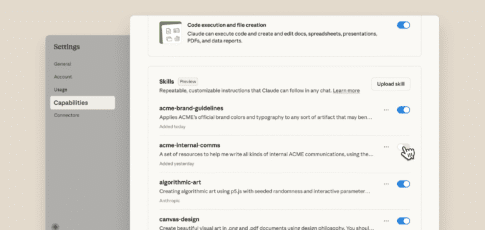 anthropic turns to skills to make claude
