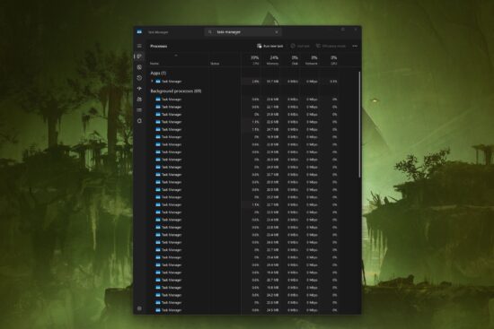 a bizarre windows 11 bug duplicates task