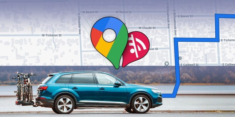 the offline google maps routine that saves