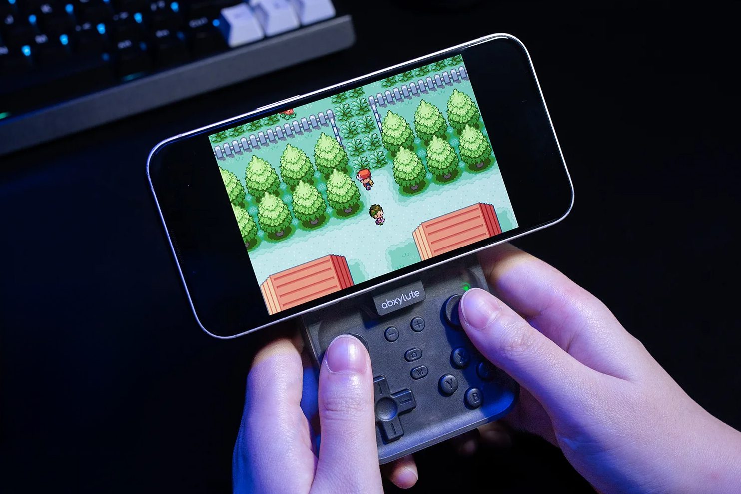 this magnetic controller brings game boy-style controls
