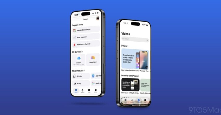 apple support app update brings ios 26