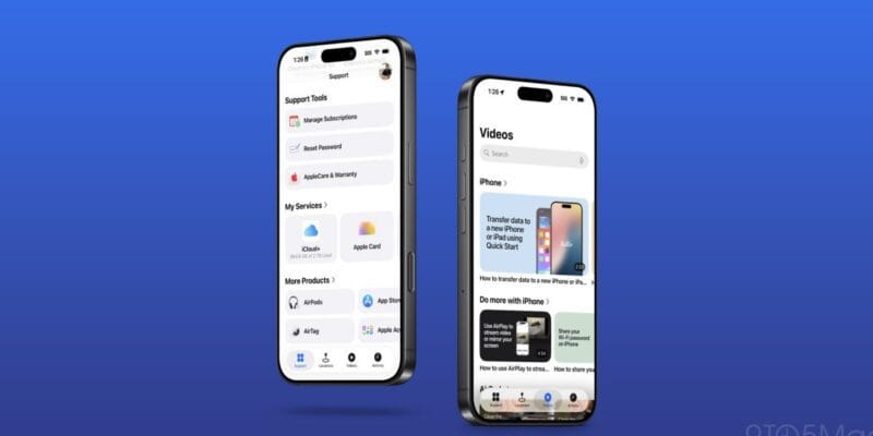 apple support app update brings ios 26