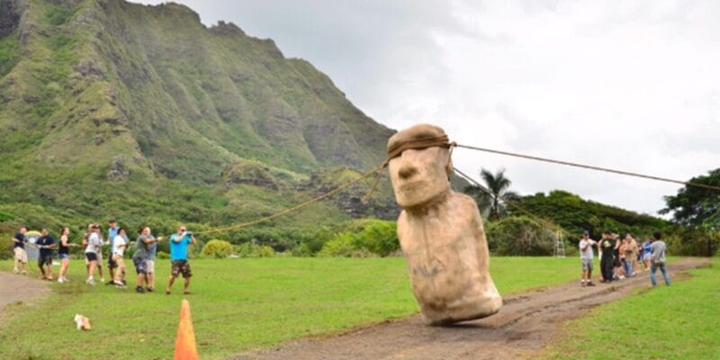 How Easter Island’s giant statues “walked” to their final platforms 4 how easter island s giant statues walked