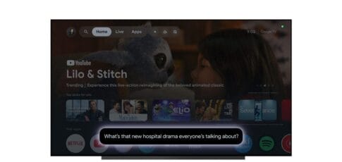 gemini shows up early on google tv
