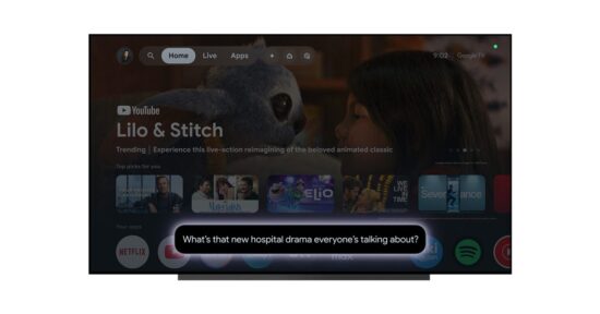 gemini shows up early on google tv