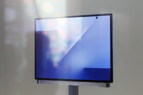 samsung shows off its trifold phone in