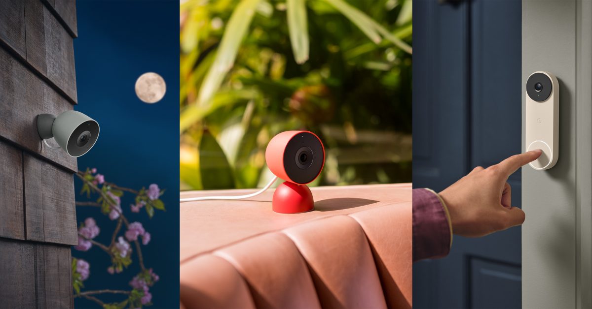 google nest doorbell indoor and outdoor cams