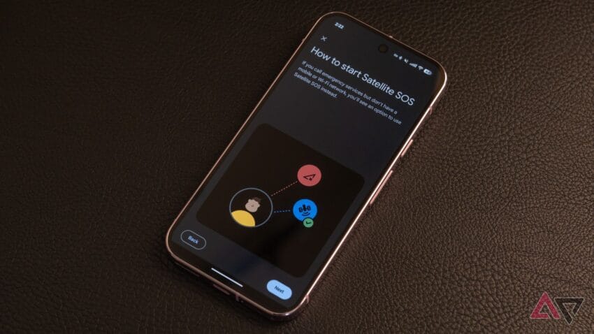 pixel satellite sos unexpectedly appeared on pixel