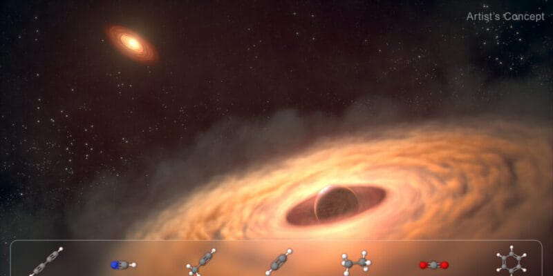 Researchers find a carbon-rich moon-forming disk around giant exoplanet 7 researchers find a carbon-rich moon-forming disk around
