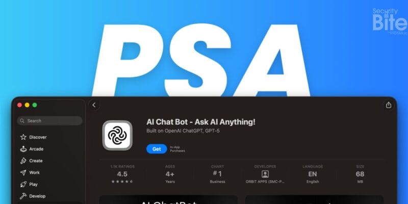 Security Bite: Beware sketchy ChatGPT-clones slipping back into App Store charts 18 security bite beware sketchy chatgpt-clones slipping back