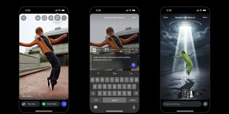Instagram Stories now support AI-powered edits with the new Restyle tool 4 instagram stories now support ai-powered edits with