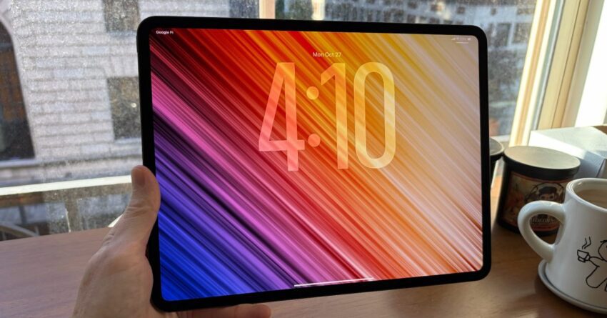 m5 ipad pro after five days was