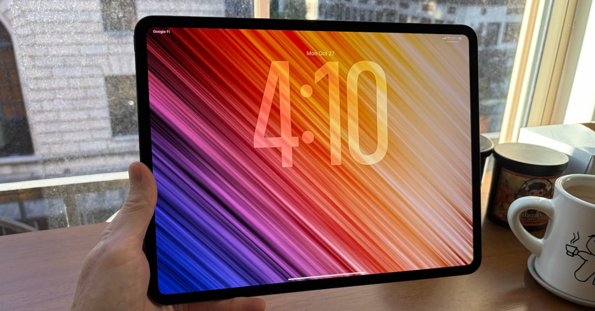 m5 ipad pro after five days was