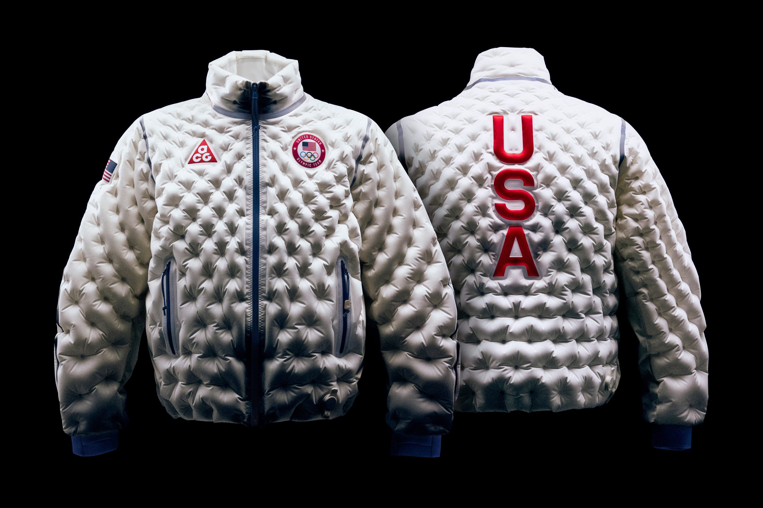 nike s inflatable puffer jacket de-puffs to